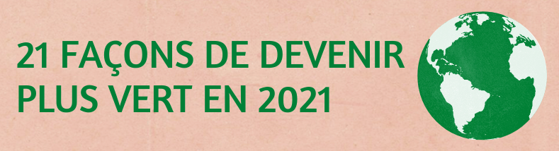 Devenir plus vert!