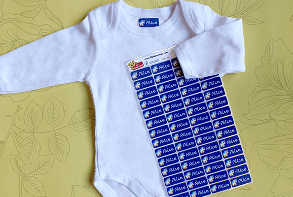 My Nametags étiquettes colorées thermocollantes