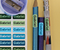 Étiquettes autocollantes pour les affaires d'école