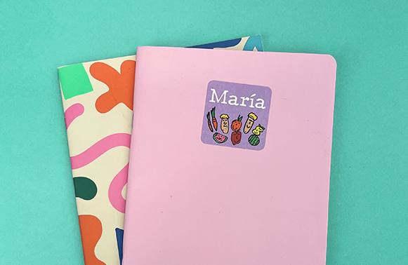 Fruit doodle maxistickers