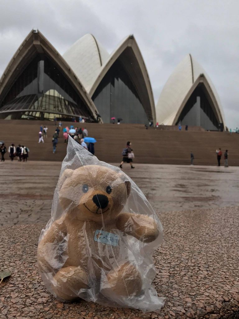 Een regenachtige dag in Sydney