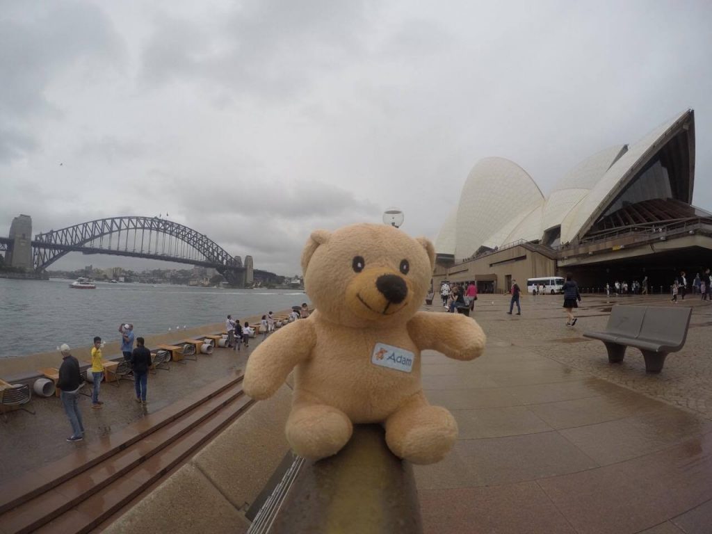 Een regenachtige dag in Sydney