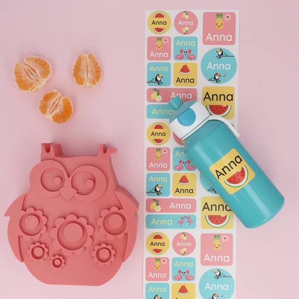 Maxistickers met tropisch thema